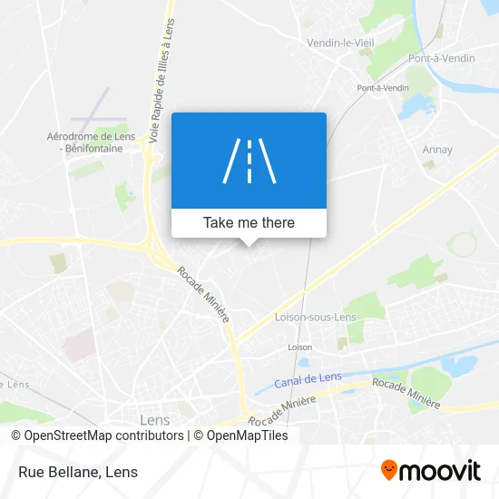 Rue Bellane map
