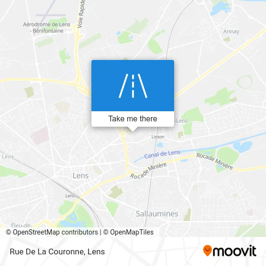 Rue De La Couronne map