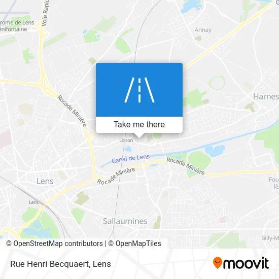 Rue Henri Becquaert map