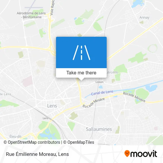 Rue Émilienne Moreau map