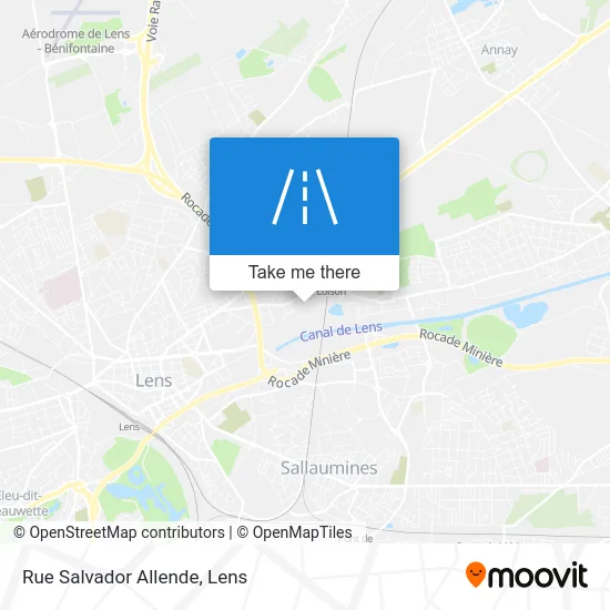 Rue Salvador Allende map