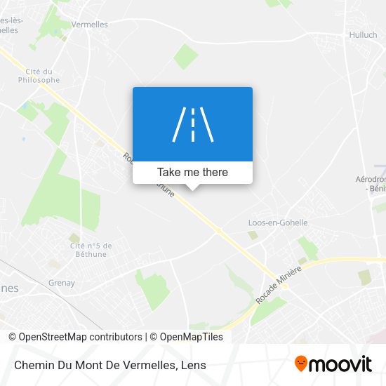 Chemin Du Mont De Vermelles map