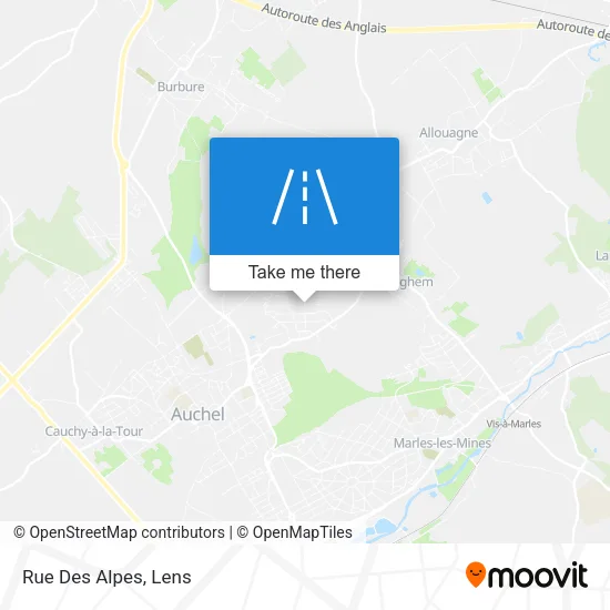 Rue Des Alpes map