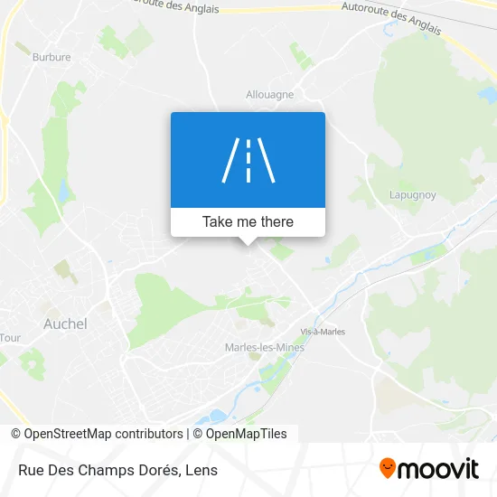 Rue Des Champs Dorés map