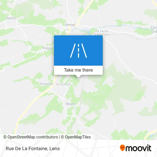 Rue De La Fontaine map