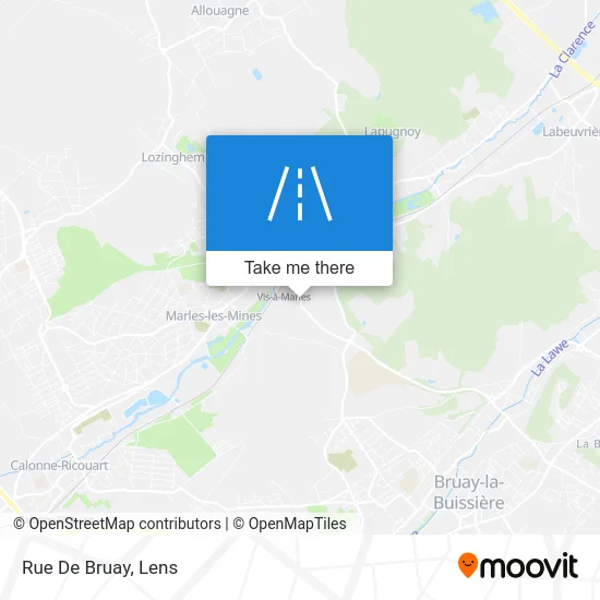 Rue De Bruay map