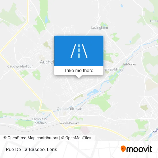 Rue De La Bassée map