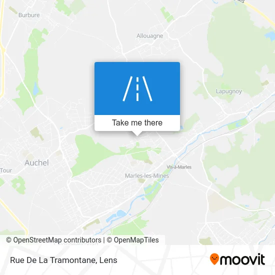 Rue De La Tramontane map