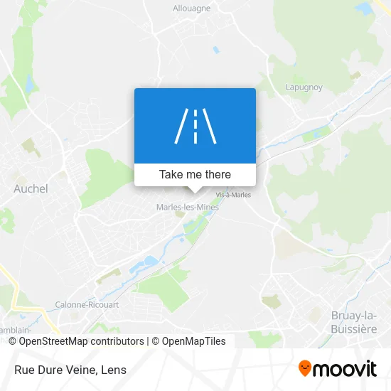 Rue Dure Veine map