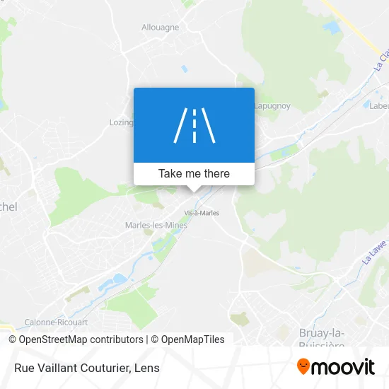 Rue Vaillant Couturier map