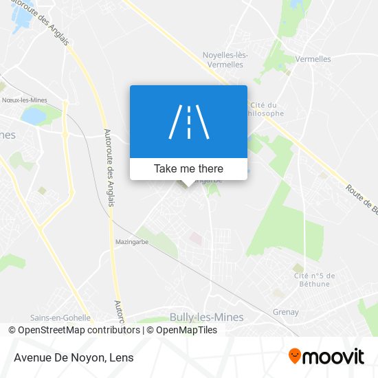 Avenue De Noyon map
