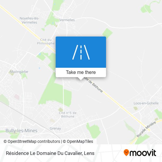 Résidence Le Domaine Du Cavalier map