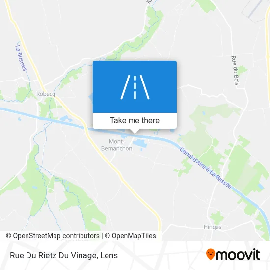 Rue Du Rietz Du Vinage map