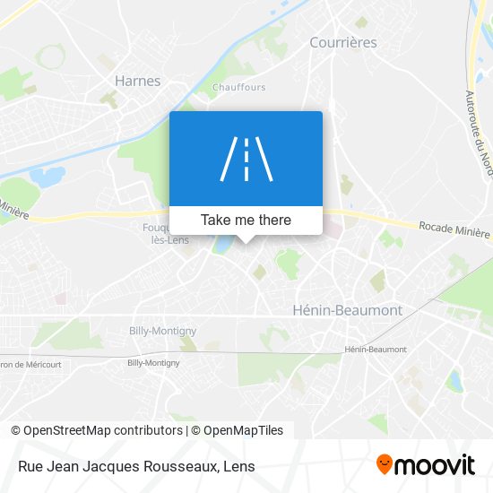 Mapa Rue Jean Jacques Rousseaux