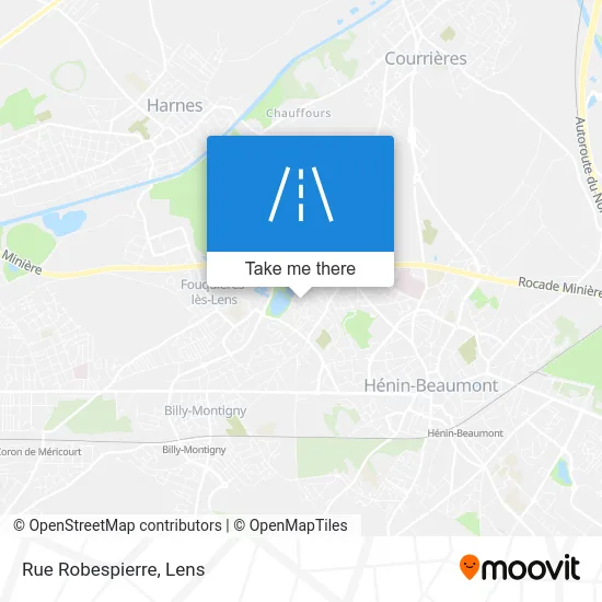 Mapa Rue Robespierre