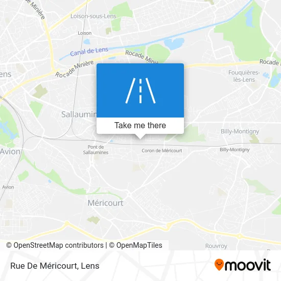 Rue De Méricourt map