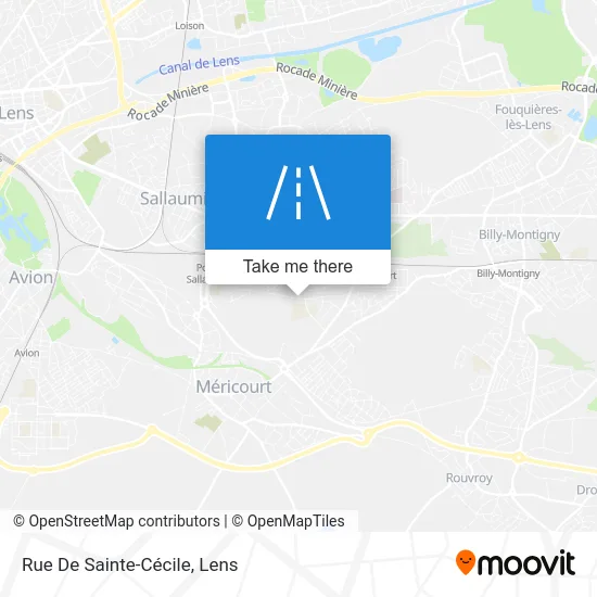 Rue De Sainte-Cécile map