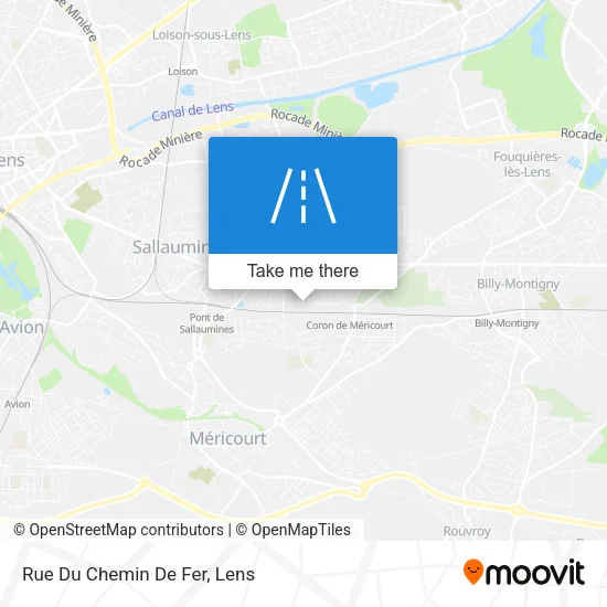 Rue Du Chemin De Fer map