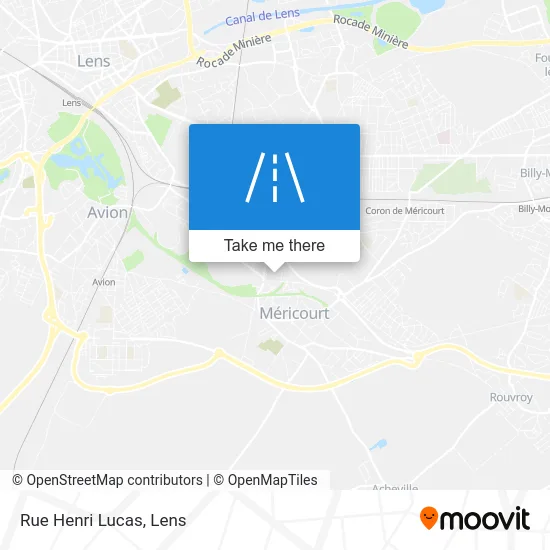 Rue Henri Lucas map
