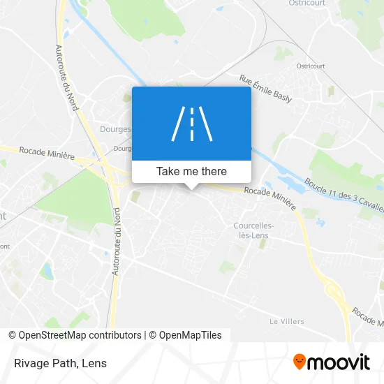 Chemin Du Rivage map