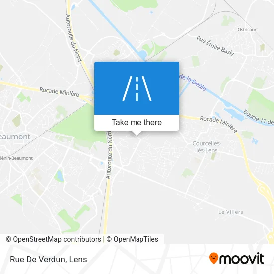 Rue De Verdun map