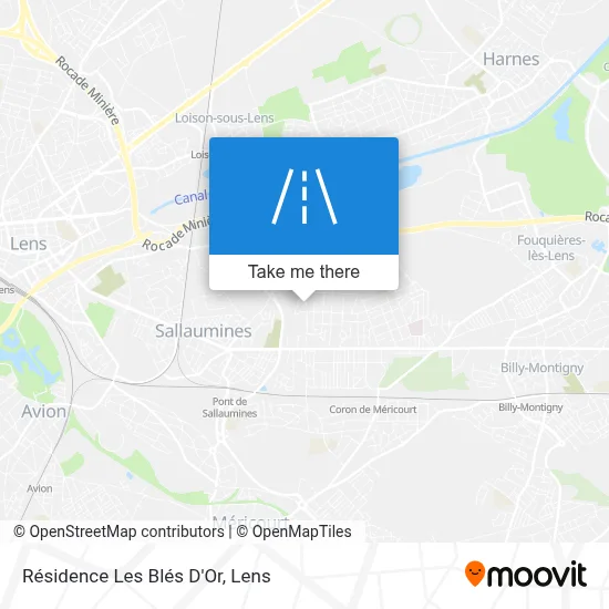 Résidence Les Blés D'Or map