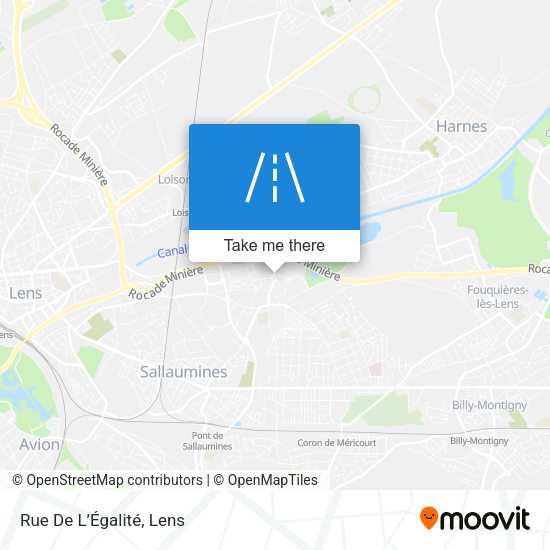 Rue De L’Égalité map