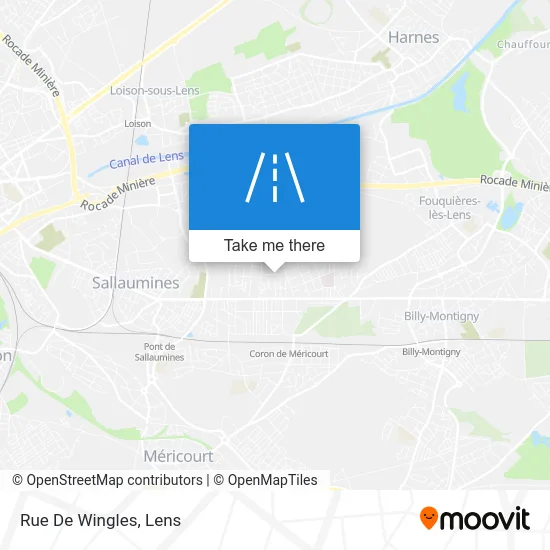 Rue De Wingles map