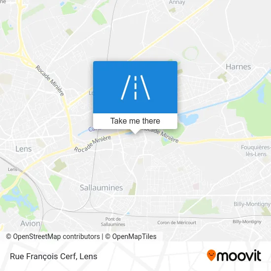 Rue François Cerf map