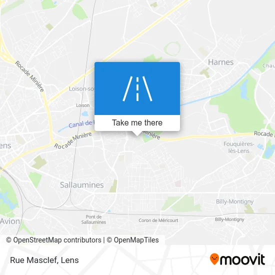 Mapa Rue Masclef