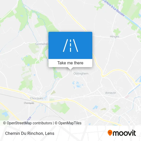 Chemin Du Rinchon map