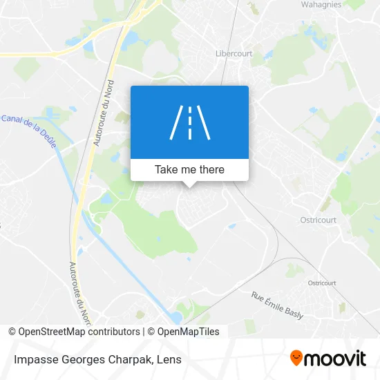 Impasse Georges Charpak map