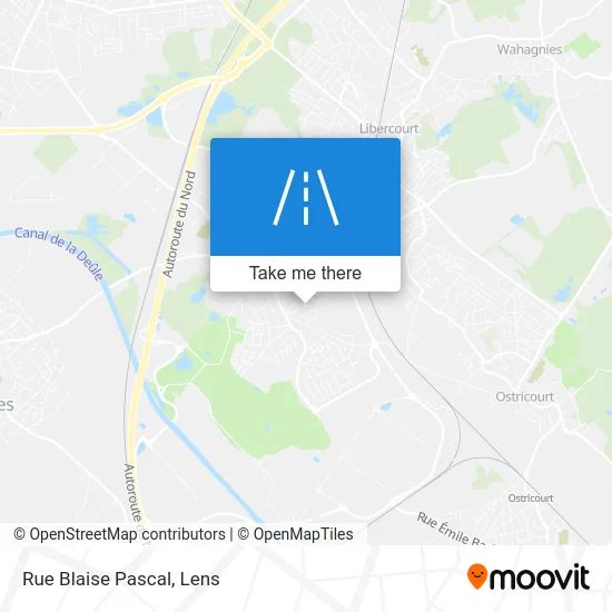 Mapa Rue Blaise Pascal