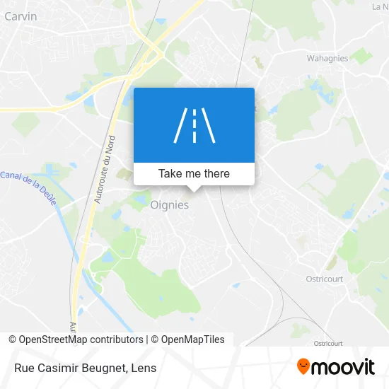 Rue Casimir Beugnet map