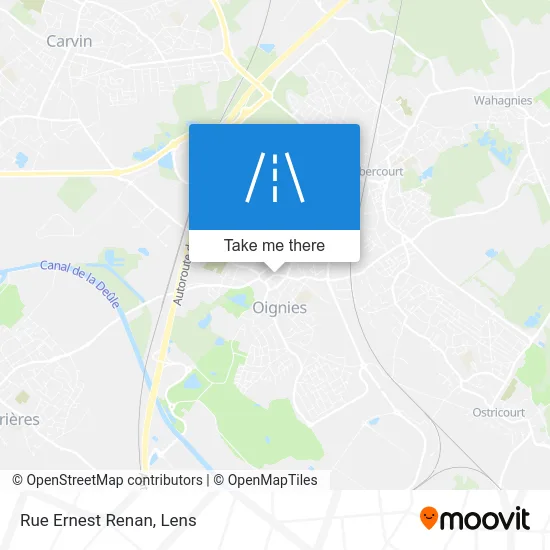 Rue Ernest Renan map