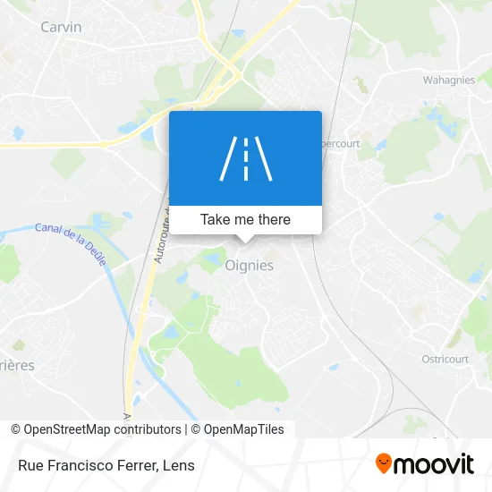 Rue Francisco Ferrer map