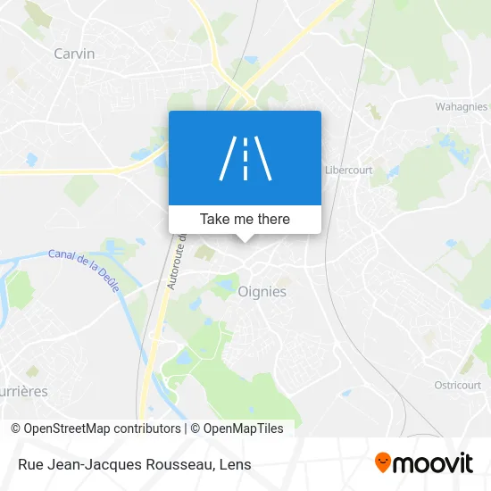 Rue Jean-Jacques Rousseau map