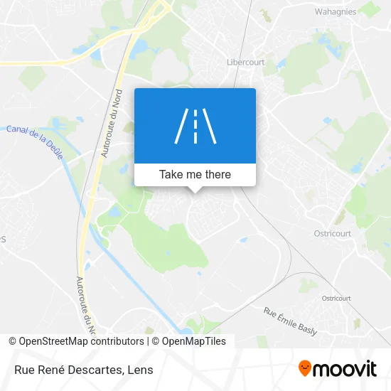 Rue René Descartes map