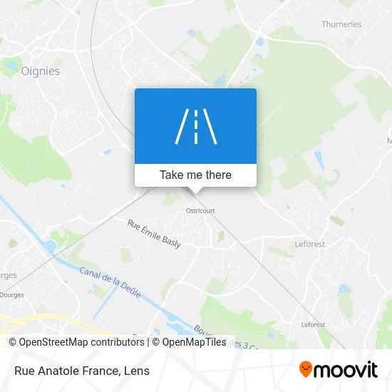 Rue Anatole France map