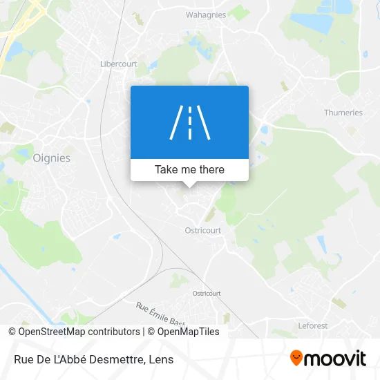 Rue De L'Abbé Desmettre map