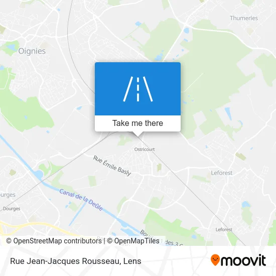 Rue Jean-Jacques Rousseau map