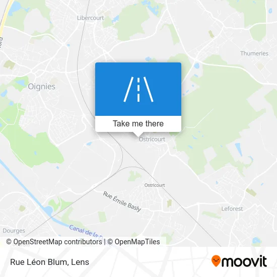 Rue Léon Blum map