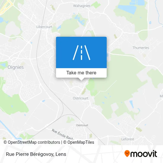 Rue Pierre Bérégovoy map