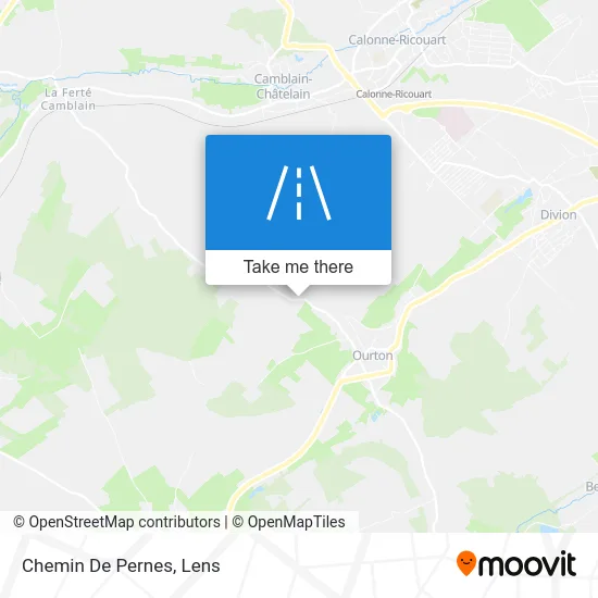 Chemin De Pernes map