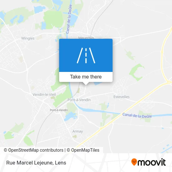 Rue Marcel Lejeune map