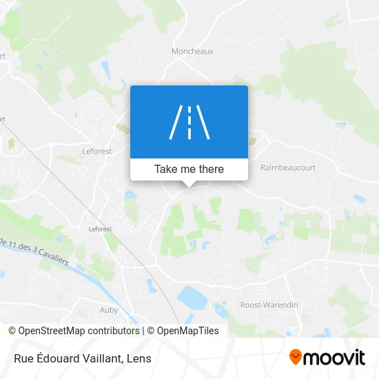 Rue Édouard Vaillant map