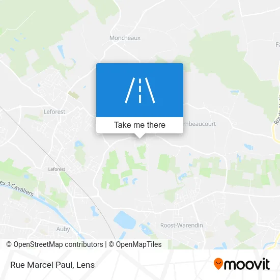 Mapa Rue Marcel Paul