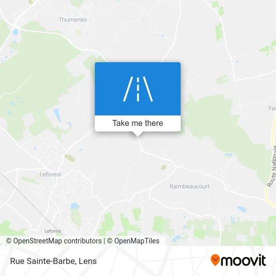 Mapa Rue Sainte-Barbe