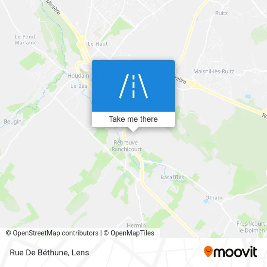 Rue De Béthune map