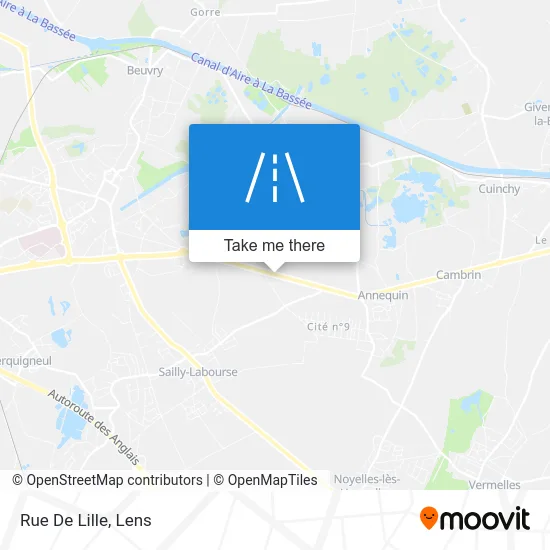 Mapa Rue De Lille